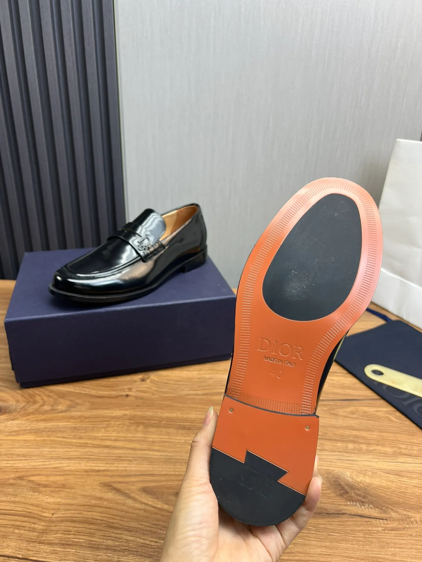 Men's men's shoes💰520💰 Dior men's business casual leather shoes👞all made of imported original brand leather, just to create a more comfortable wearing experience, upper: original cowhide➕imported sheepskin lining, original non-slip and wear-resistant rubber outsole✔️36-45 (38.45 non-returnable)